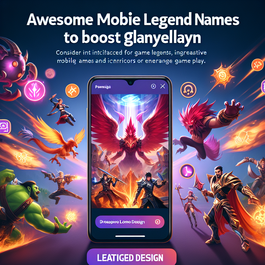 Nama Mobile Legend Keren untuk Meningkatkan Level Permainan